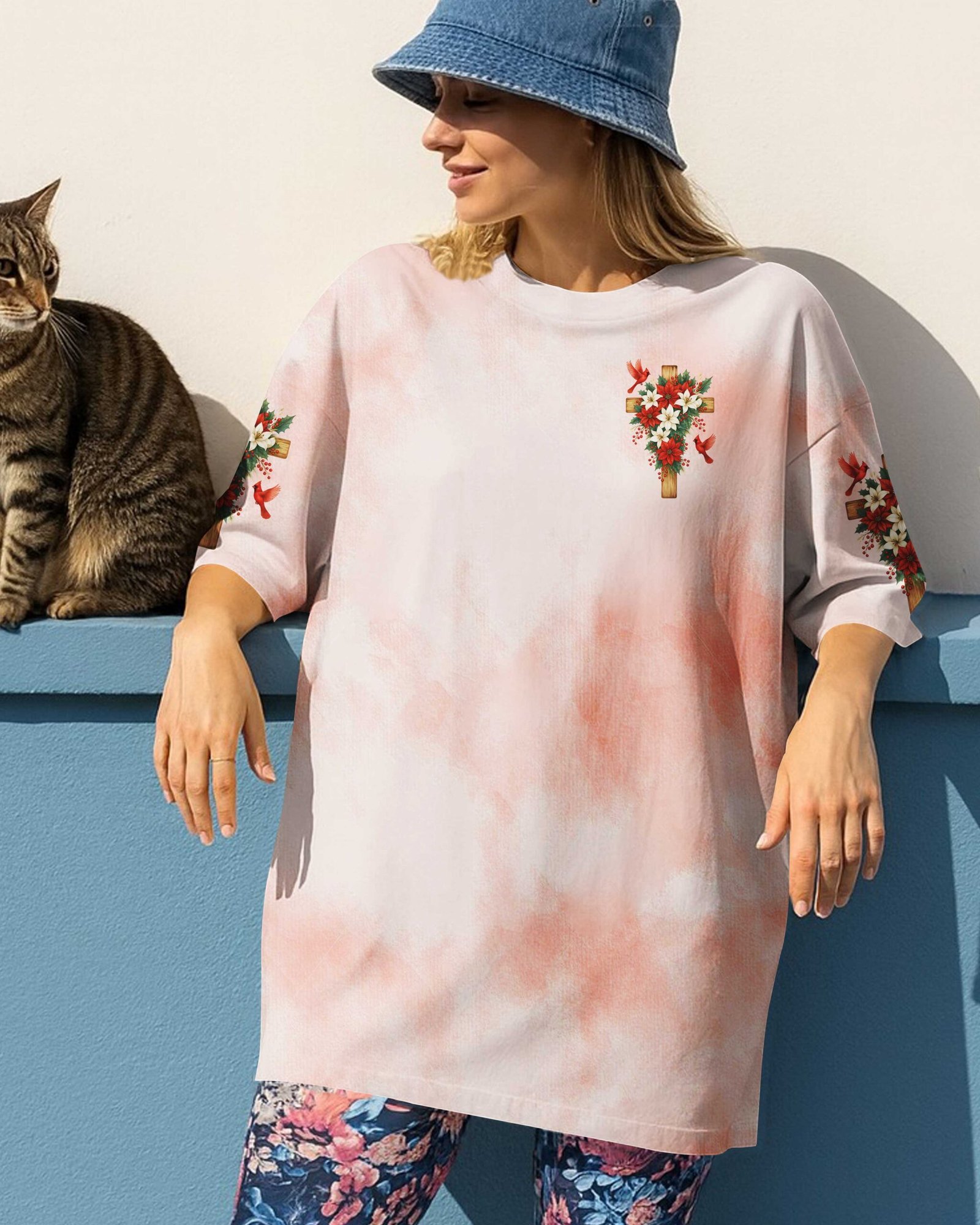 Cardinals Appear When Angels Are Near All Over Print T-Shirt - Image 2