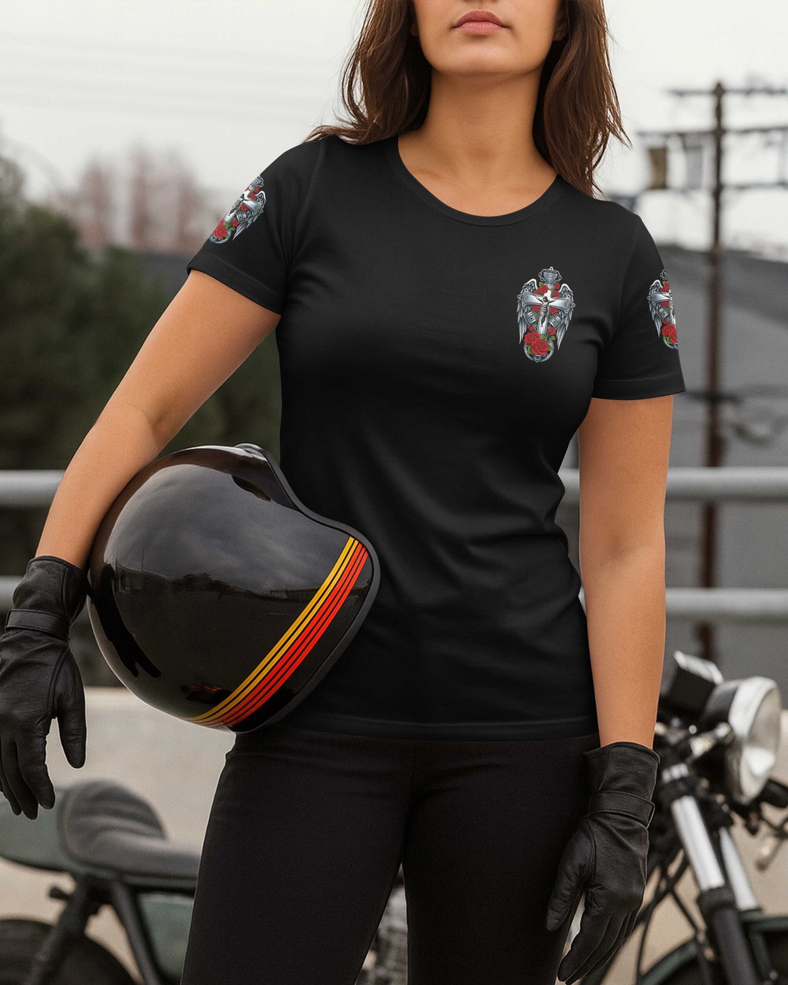 Christ Rides With Me T-Shirt - Image 6