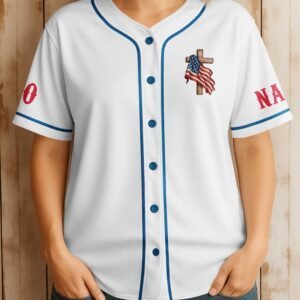 Saved By That Amazing Grace All Over Print Jersey