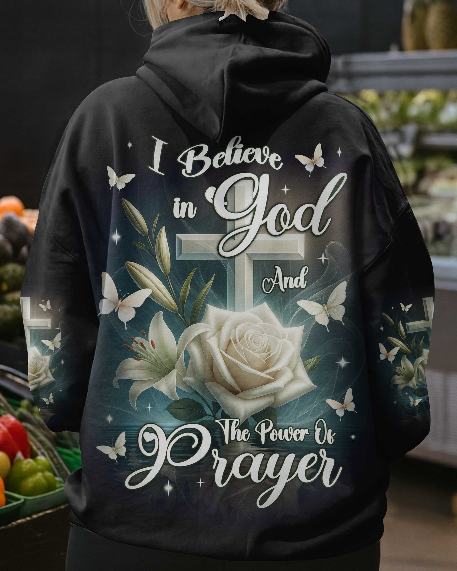 I Believe In God And The Power Of Prayer T-Shirt - Image 3