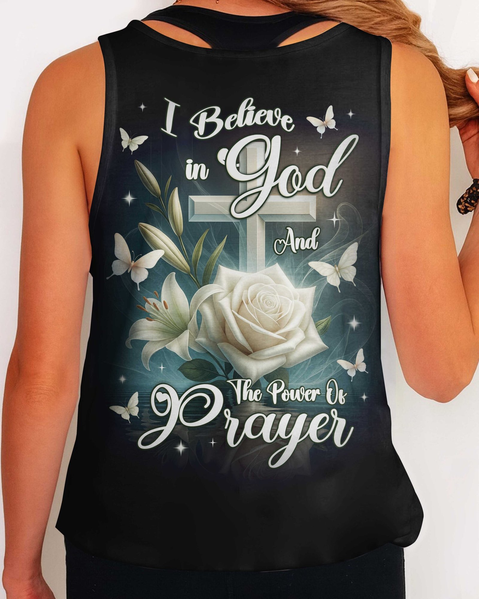I Believe In God And The Power Of Prayer T-Shirt - Image 9