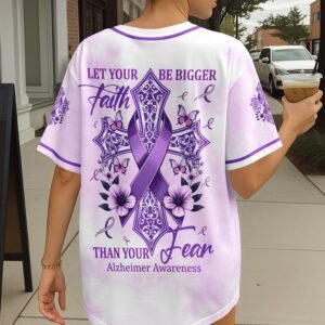 Let Your Faith Be Bigger Than Your Fear All Over Print Jersey