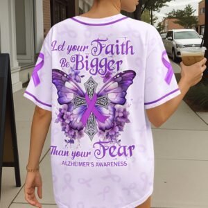 Let Your Faith Be Bigger Than Your Fear All Over Print Jersey