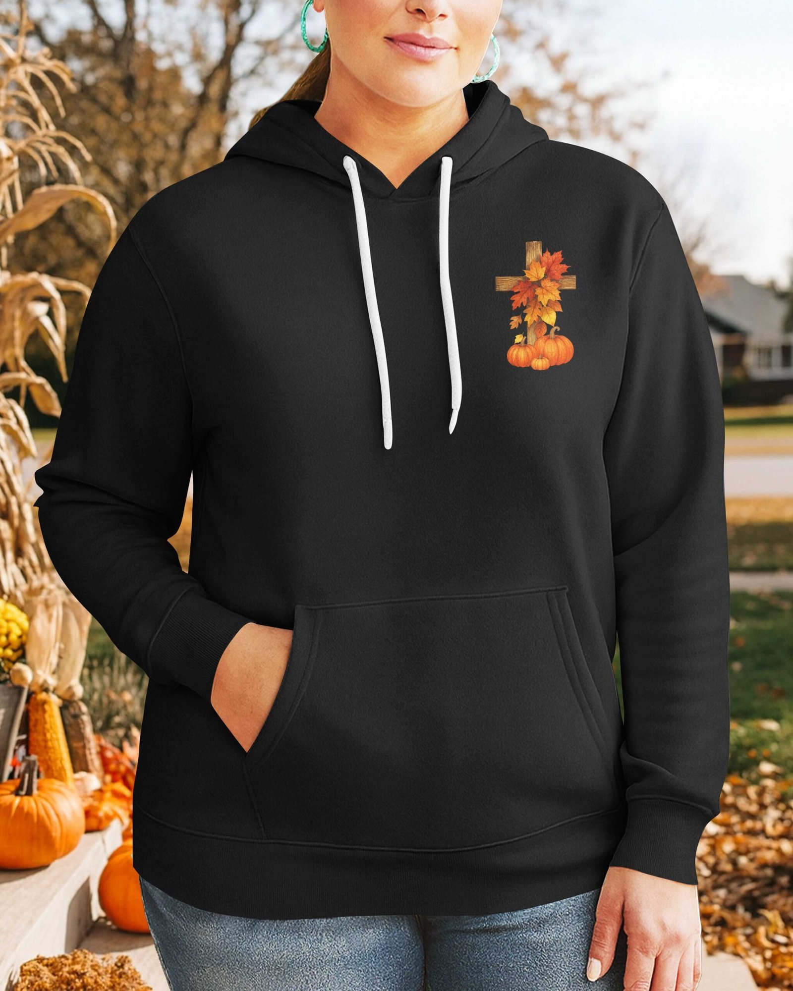 Pumpkins Grow Hoodie - Image 3