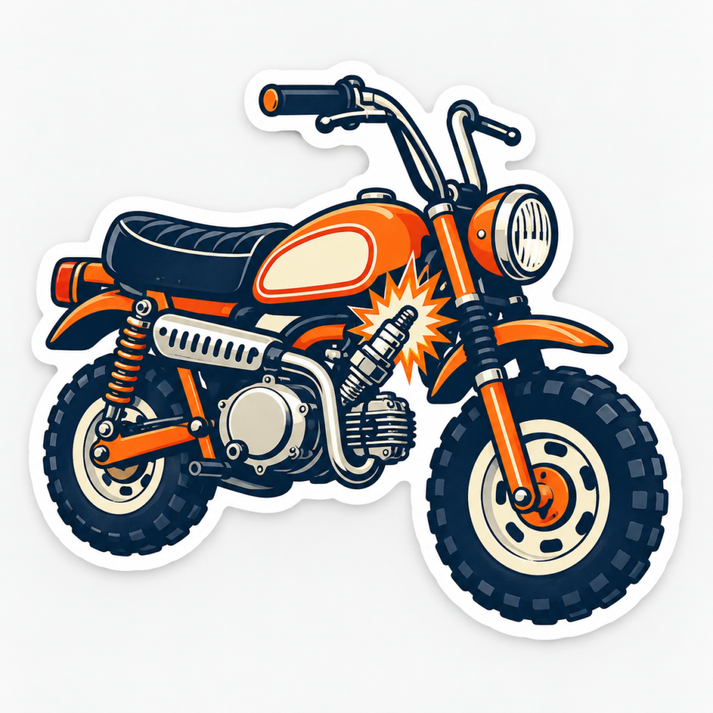 Small Engine Big Dreams Sticker